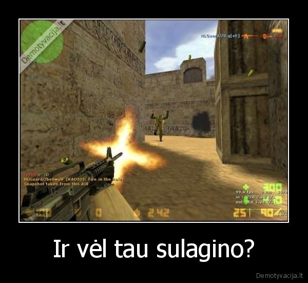 Ir vėl tau sulagino?