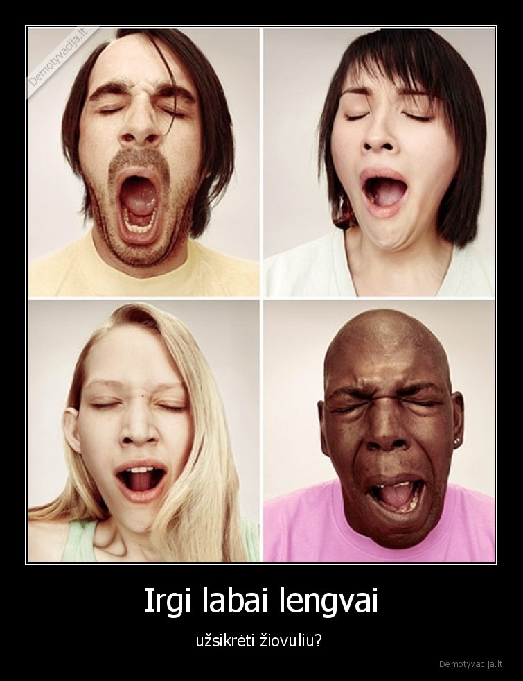 ziovulys,ziovauja,uzsikresti