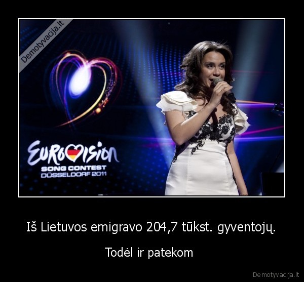 Iš Lietuvos emigravo 204,7 tūkst. gyventojų.