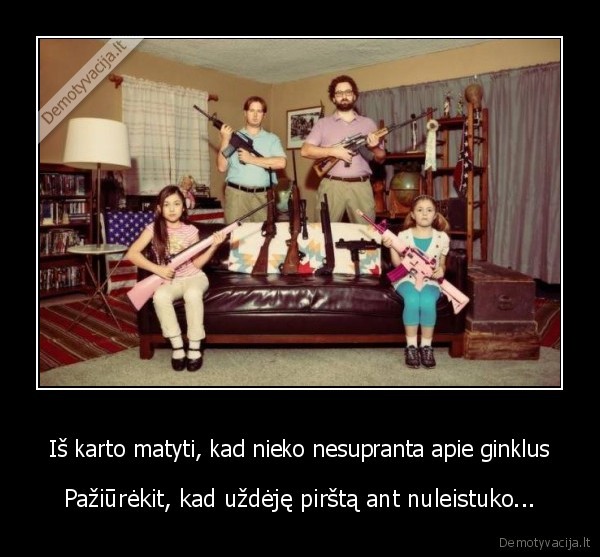 ginklai,amerika,wtf