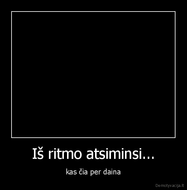 is, ritmo, prisimini