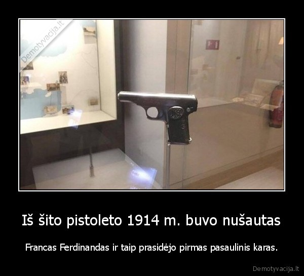 pirmas, pasaulinis, karas,pistoletas