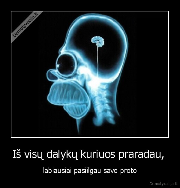 Iš visų dalykų kuriuos praradau, 