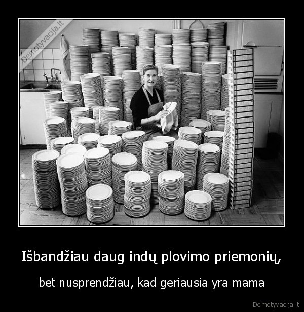 Išbandžiau daug indų plovimo priemonių,