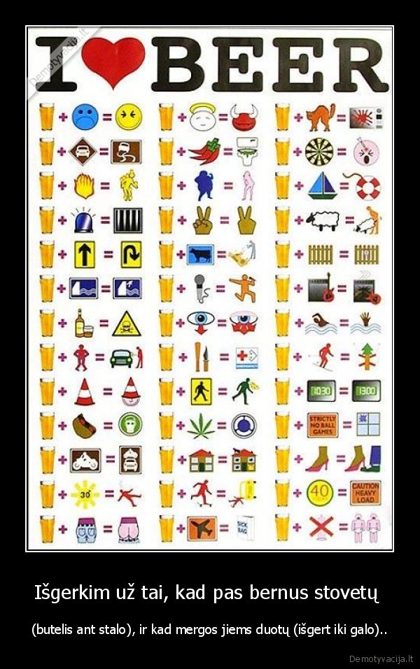 Išgerkim už tai, kad pas bernus stovetų 