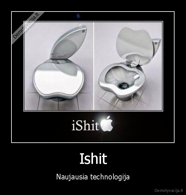 tualetas,apple,ismanusis