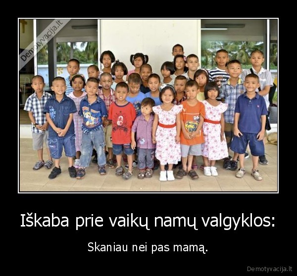 vaiku, namai,valgykla,mama