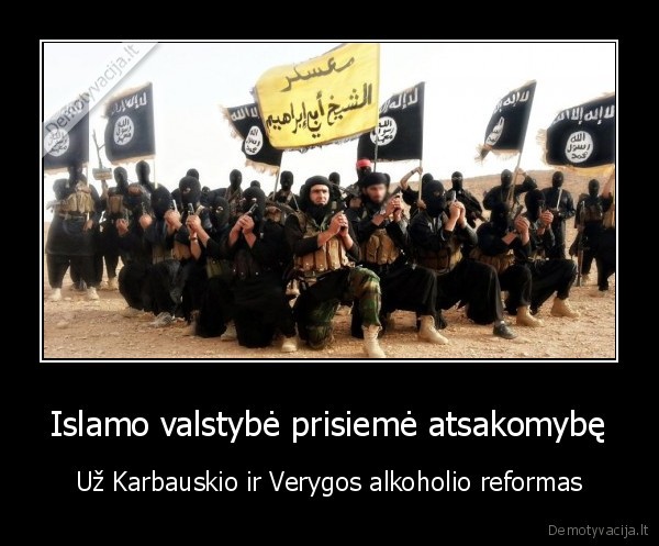 Islamo valstybė prisiemė atsakomybę