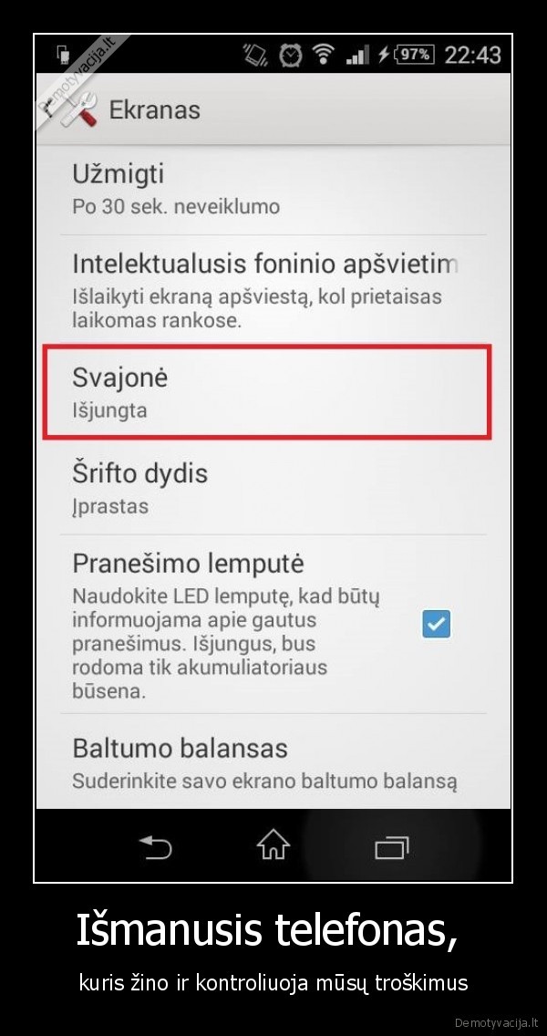 svajone, ismanusis, telefonas