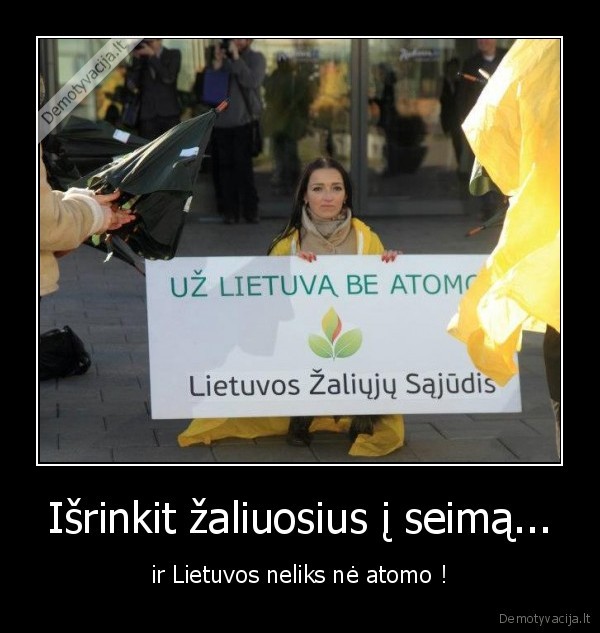 atomas,zaliuju, partija,seimas,lietuva