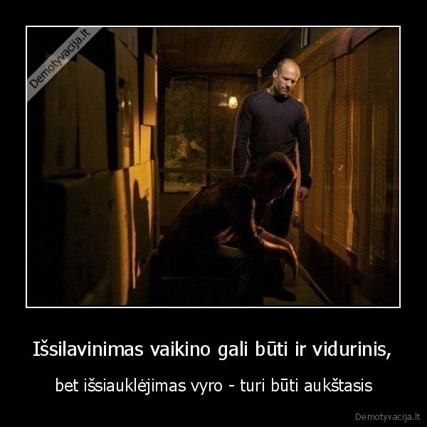 Išsilavinimas vaikino gali būti ir vidurinis,