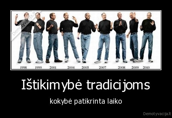 istikimybe, tradicijoms,kokybe, patikrinta, laiko,styvas, jobsas,steve, jobs,app
