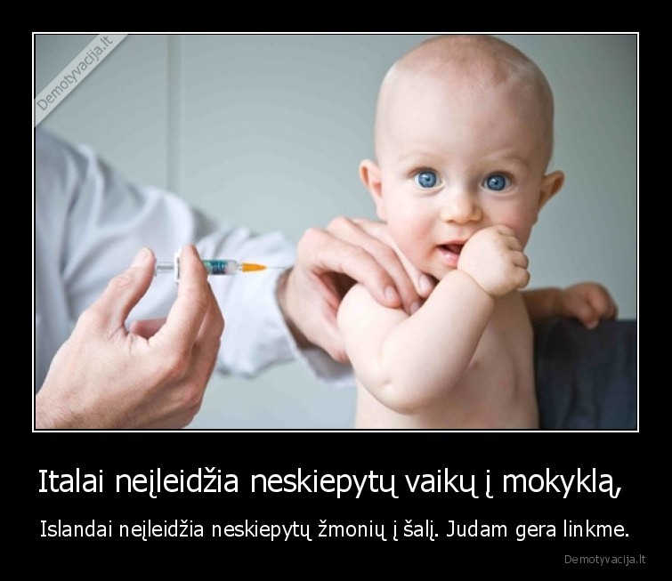 skiepai,neskiepyti,skiepyti,vaikai