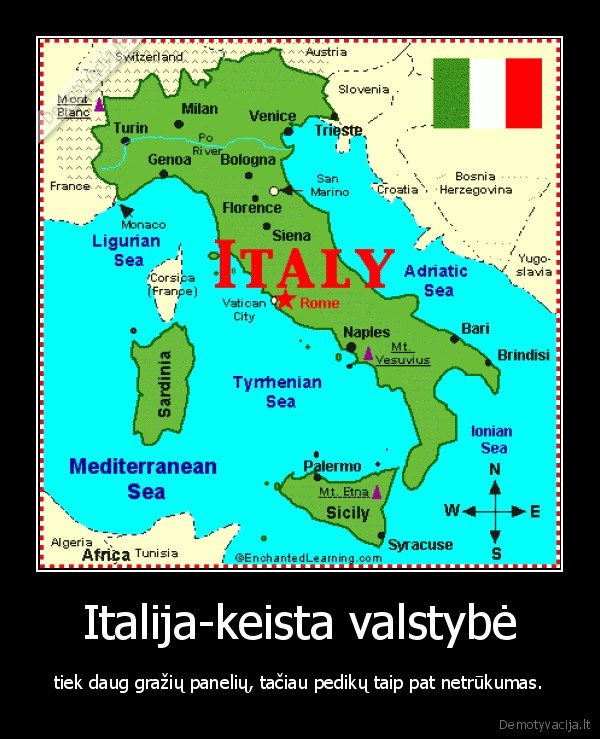 Italija-keista valstybė