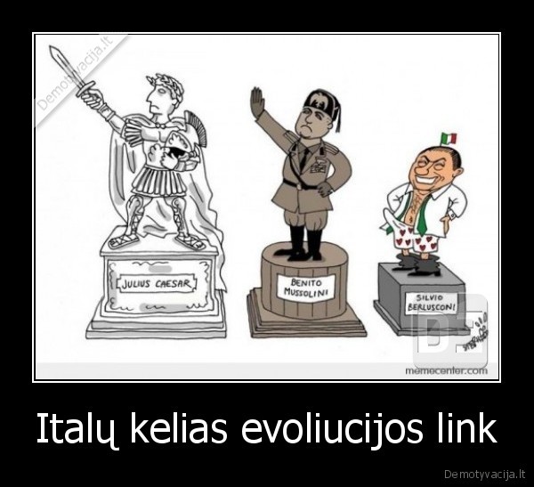 Italų kelias evoliucijos link