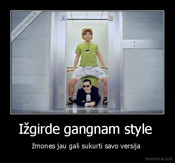 Ižgirde gangnam style 