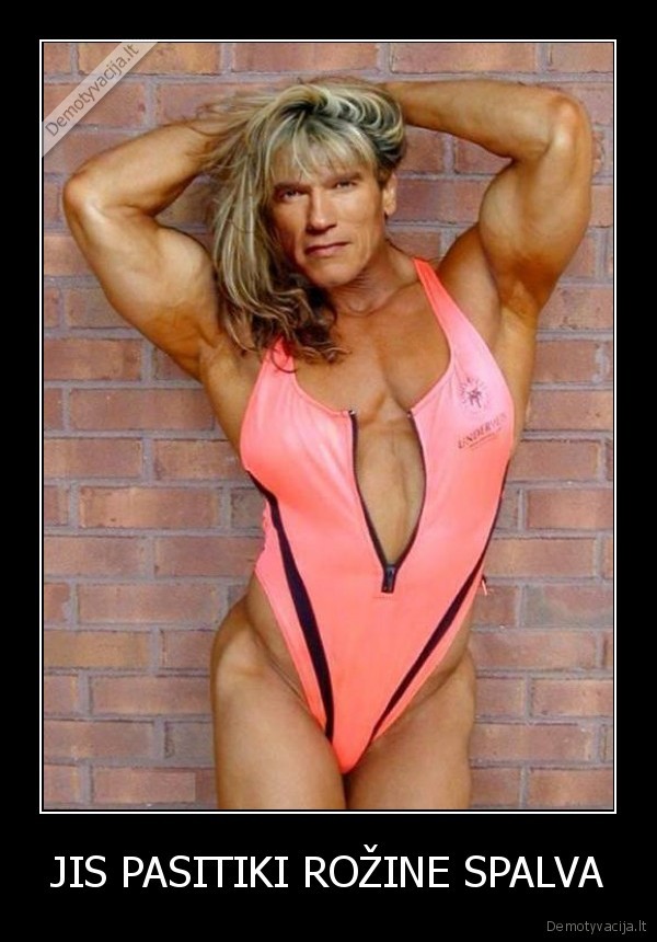 arnoldas,rozinis,vyras,spalva,stiprus