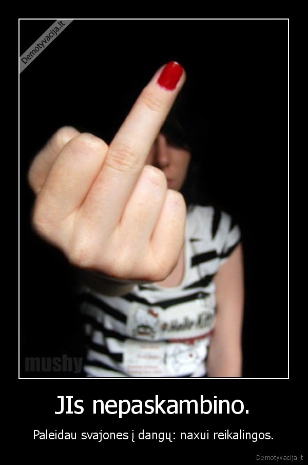JIs nepaskambino.