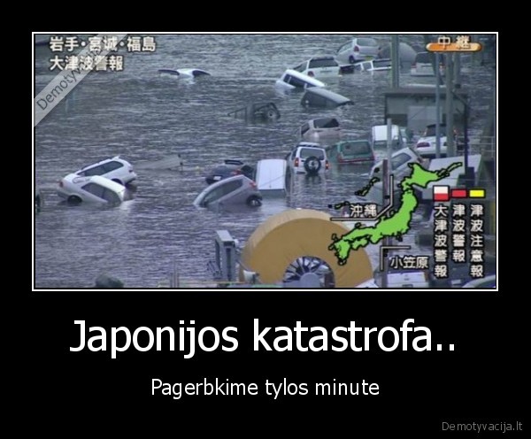 Japonijos katastrofa..