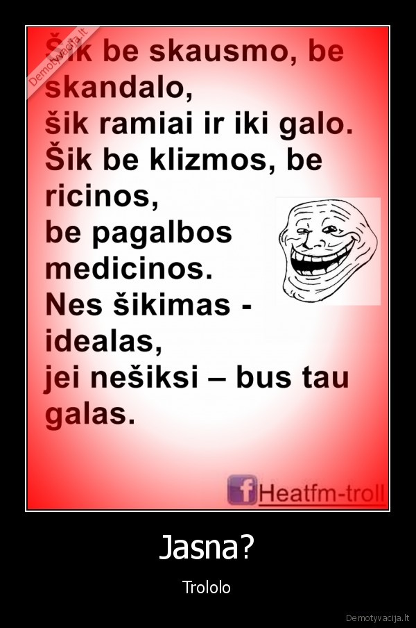 troll, sika, be, ricinos, grauzdamas, razinas