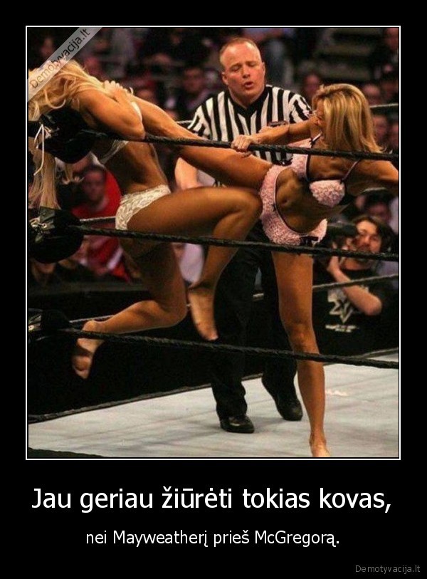 kovos,merginos,mcgregor,mayweather