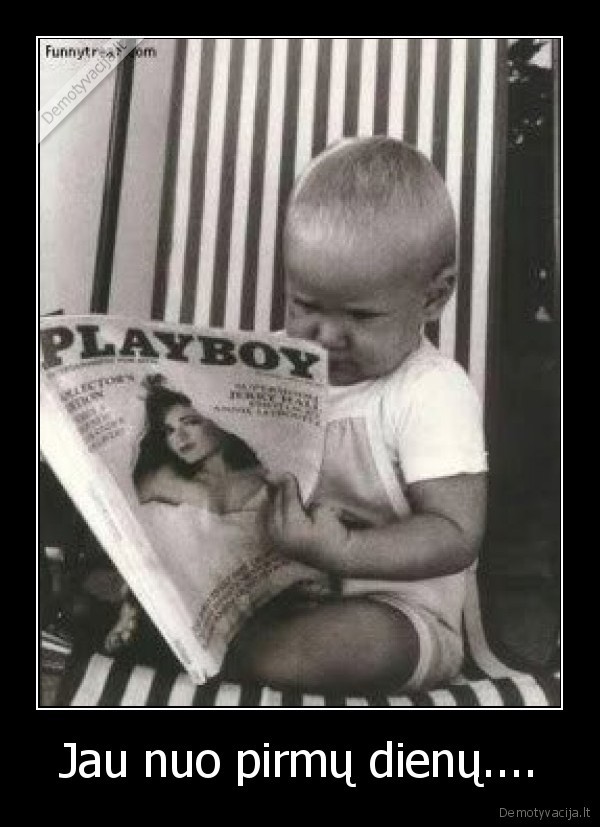 vaikai, playboy