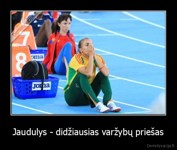 Jaudulys - didžiausias varžybų priešas
