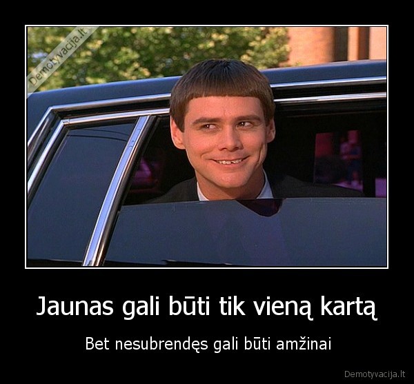 jaunas,senas,nesubrendes