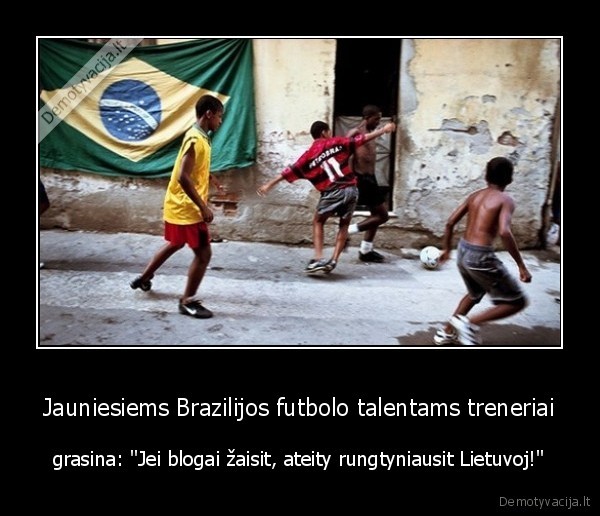 brazilu, futbolininkai,talentingi, vaikai,lff