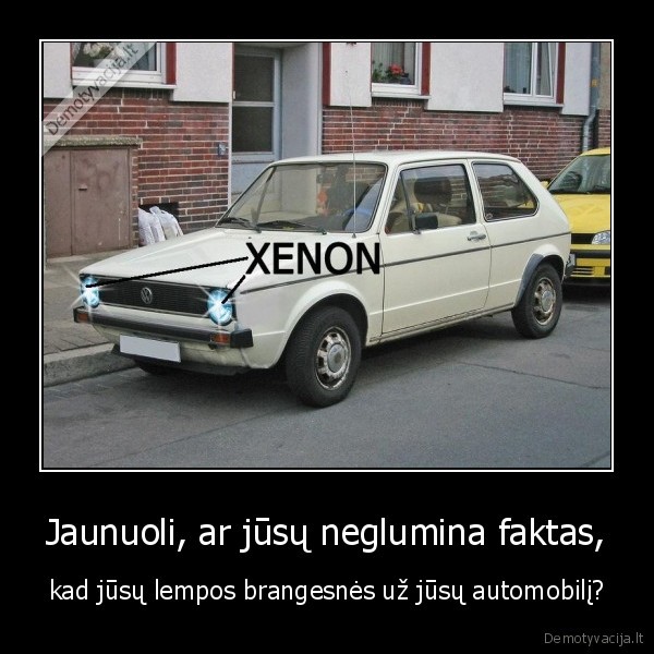 kinda, strange,bet, pasitaiko,vw, golf,vw, passat,xenon