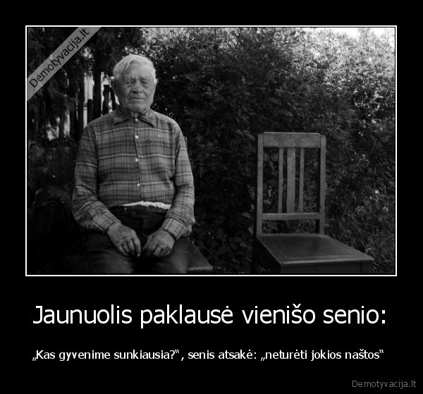 Jaunuolis paklausė vienišo senio: