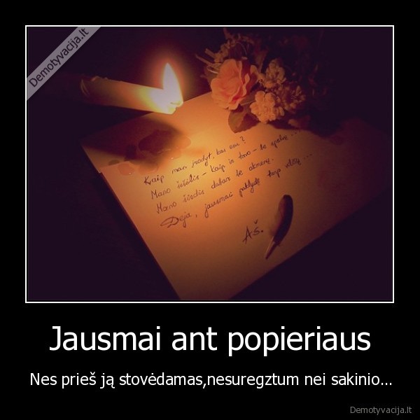 Jausmai ant popieriaus