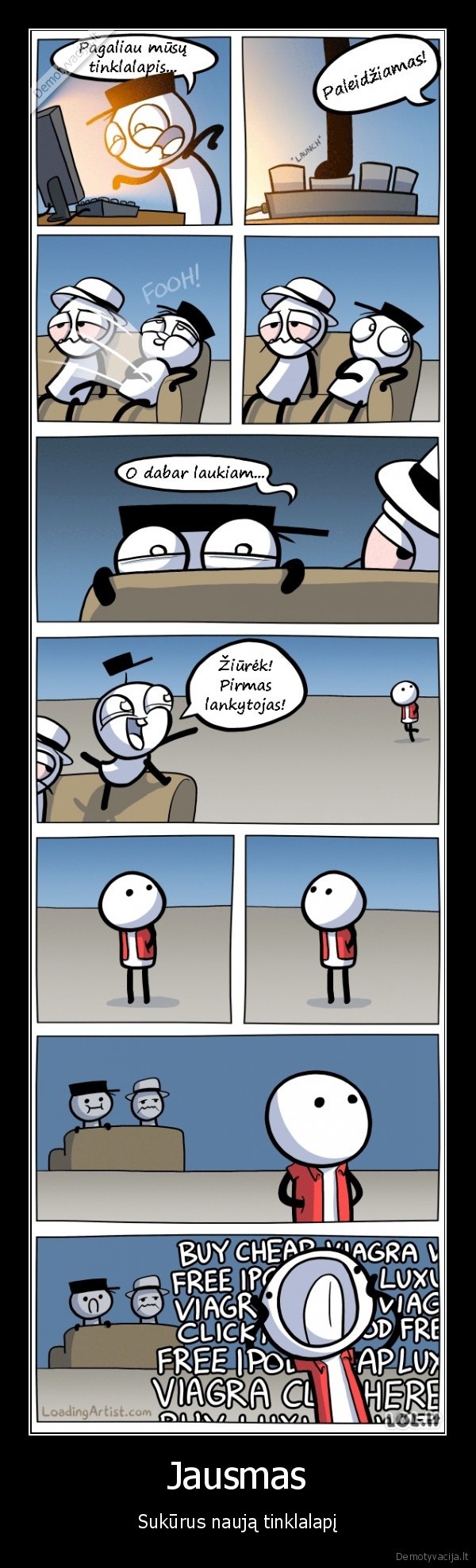 tinklapis,pirmasis, lankytojas,botas