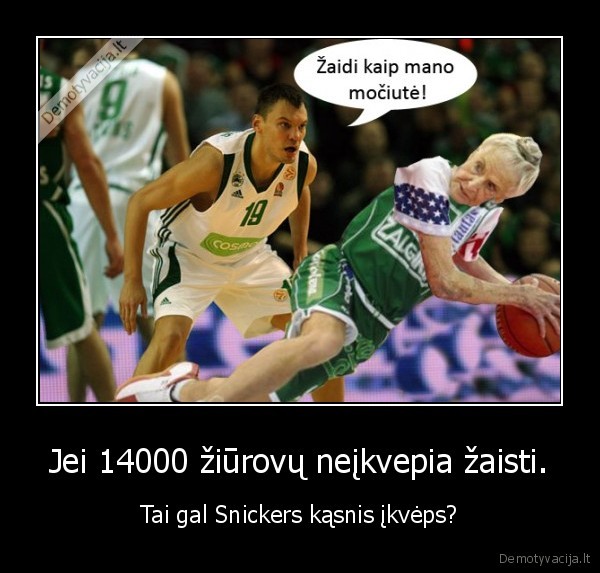 zalgiris,pergales,snickers
