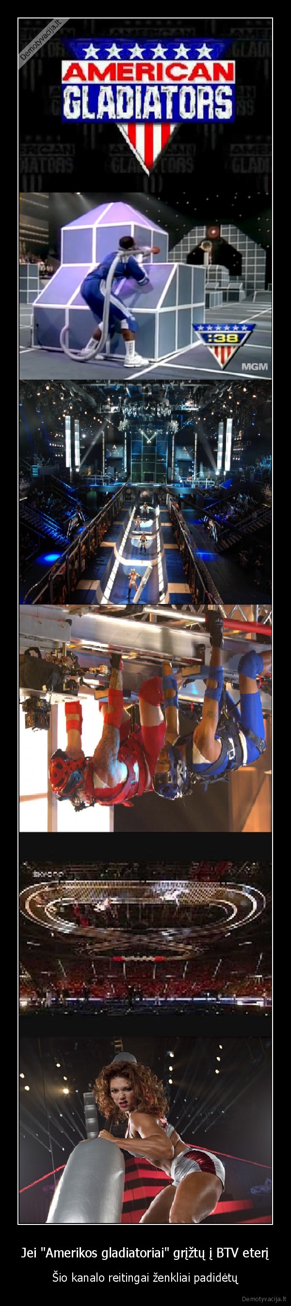 btv,amerikos, gladiatoriai