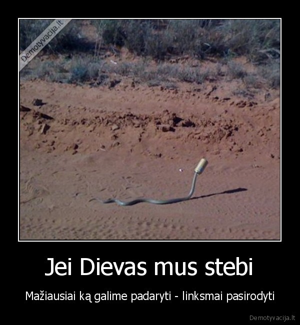 Jei Dievas mus stebi