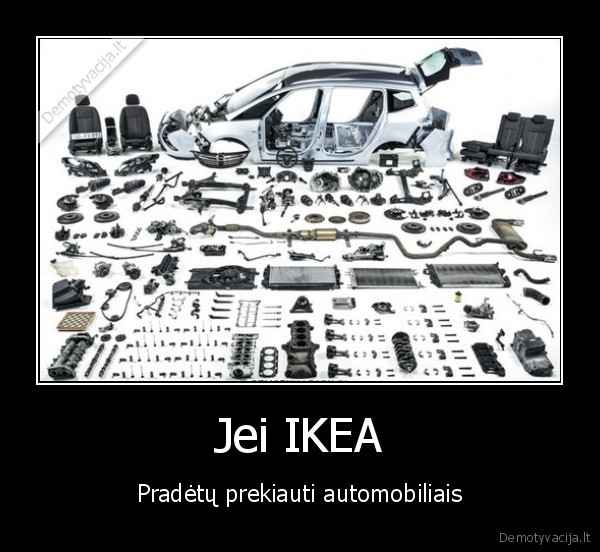 ikea, auto,automobilio, dalys