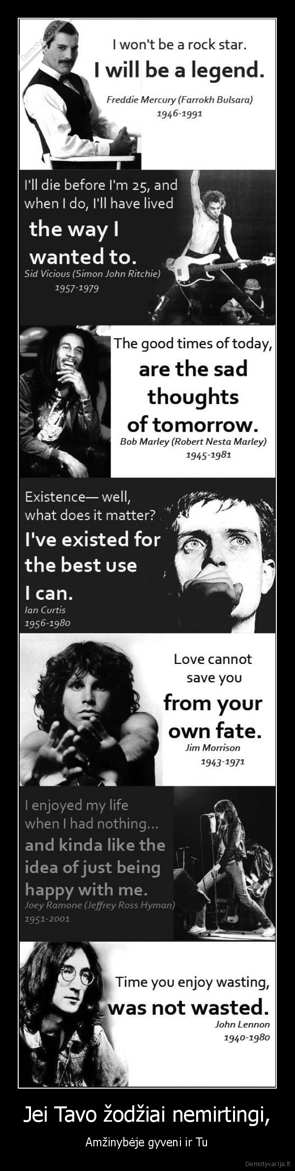 Jei Tavo žodžiai nemirtingi,