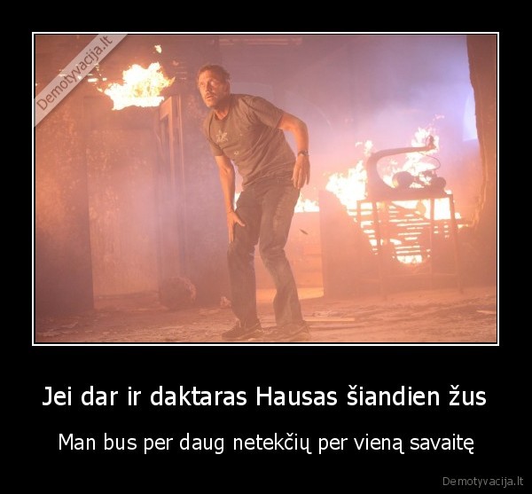 daktaras, hausas,paskutine, serija