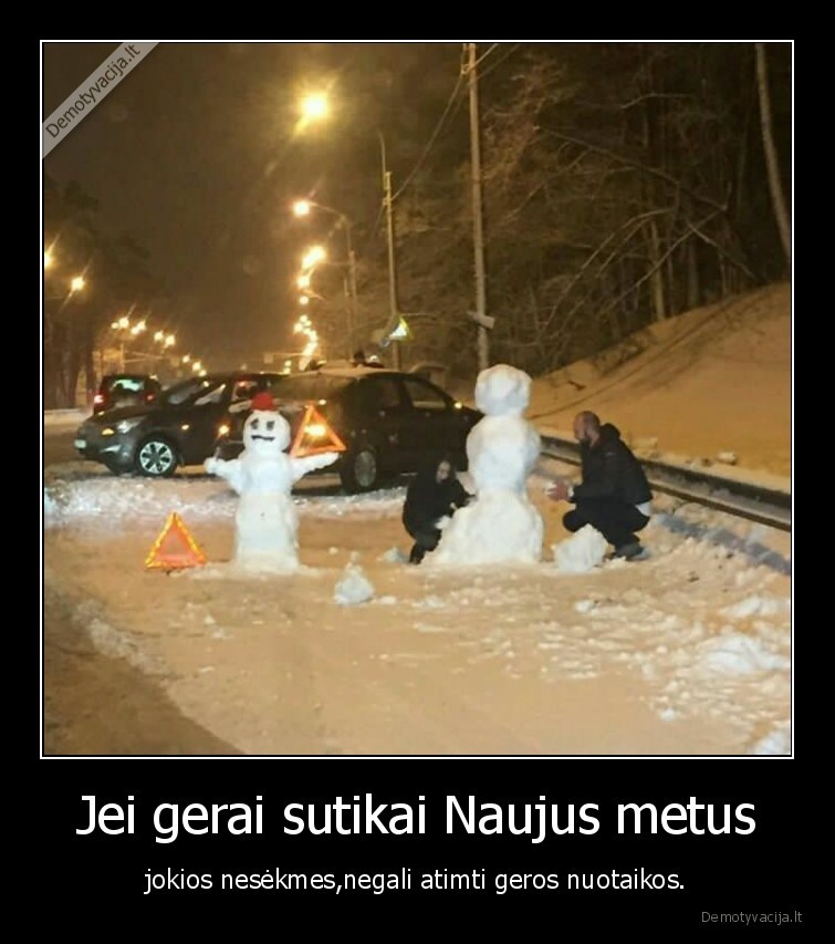 nauji, metai,avarija