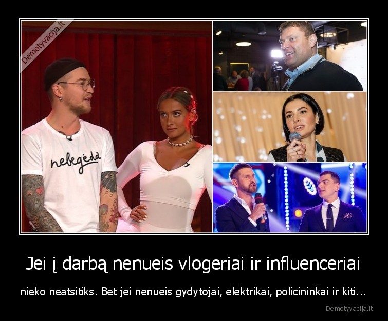 influenceriai,darbas,elitas