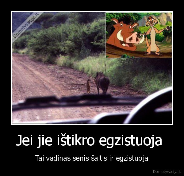 Jei jie ištikro egzistuoja 