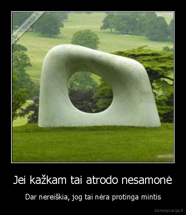 Jei kažkam tai atrodo nesamonė