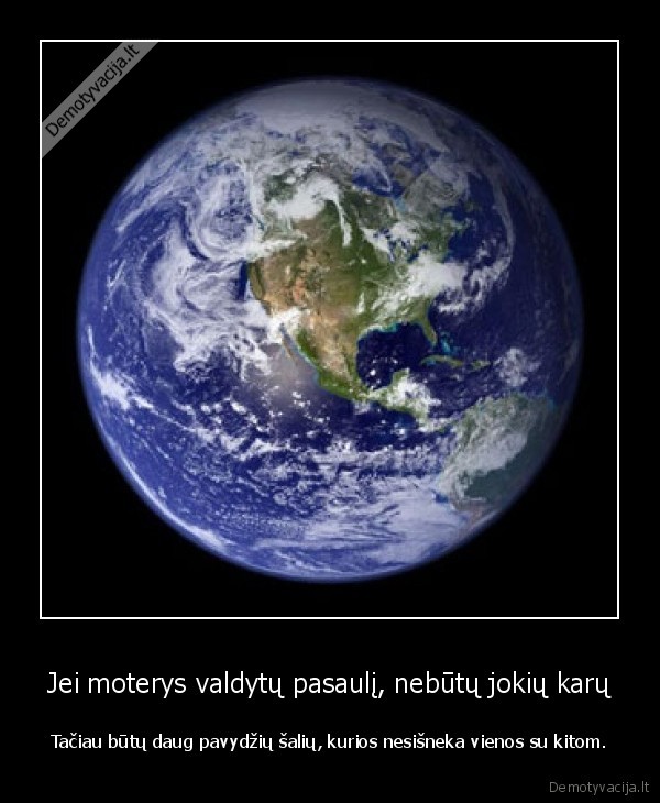 jei, moterys, valdytu, pasauli