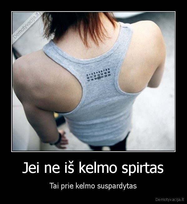 Jei ne iš kelmo spirtas