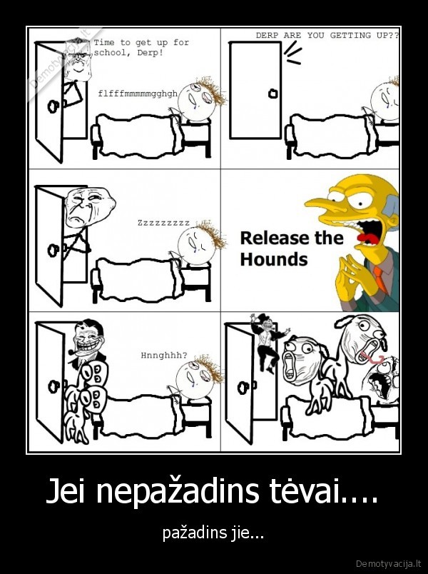 cerberiai, neleidzia, miegot, naxui