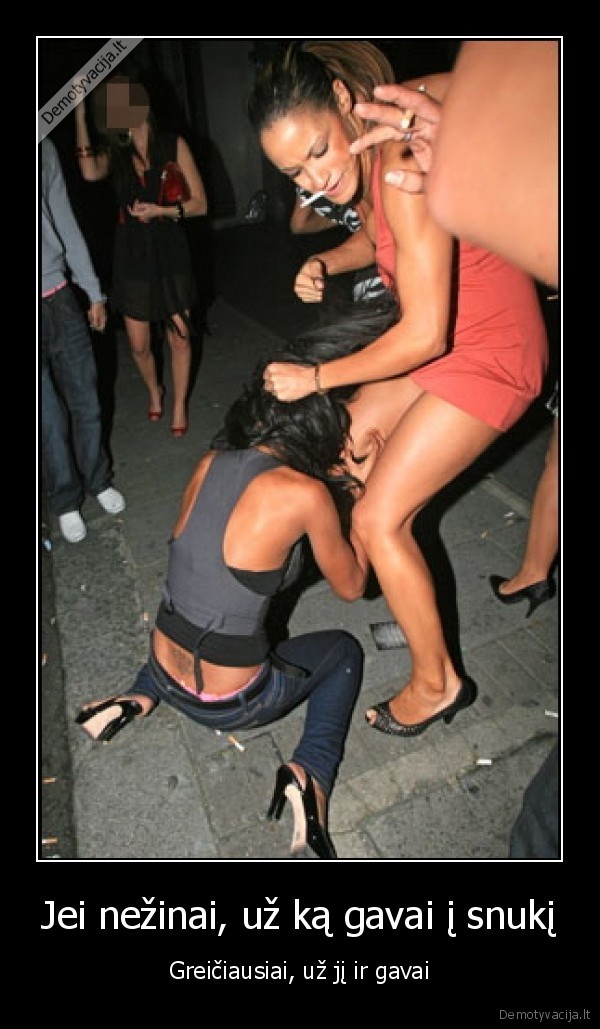 Jei nežinai, už ką gavai į snukį