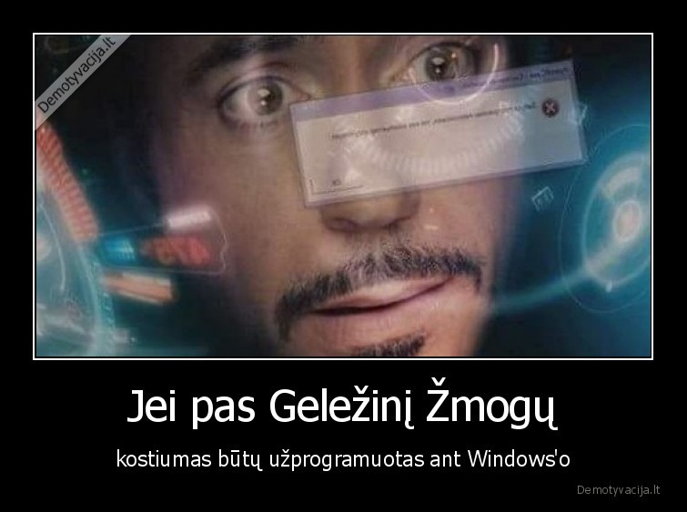 gelezinis,zmogus,windows,sistema