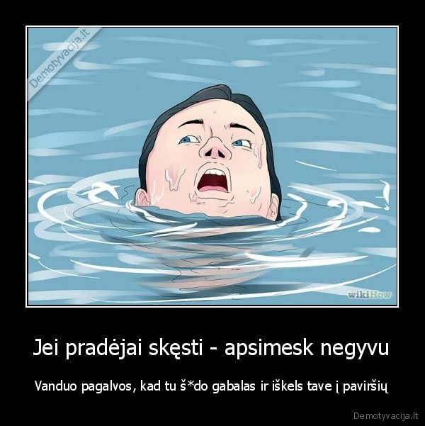 patarimas, skestant,skendimas