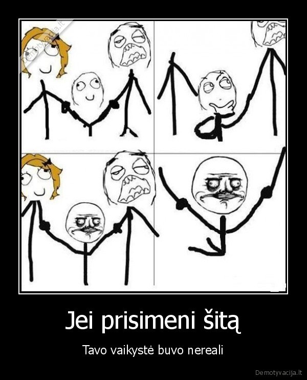 vaikystes, prisiminimas